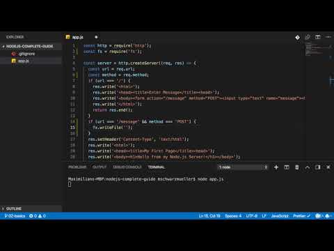Redirecting Requests in NodeJs || JavScript Frame work