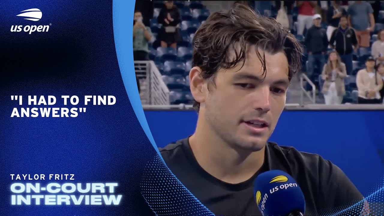Taylor Fritz On-Court Interview | 2025 US Open Round 3