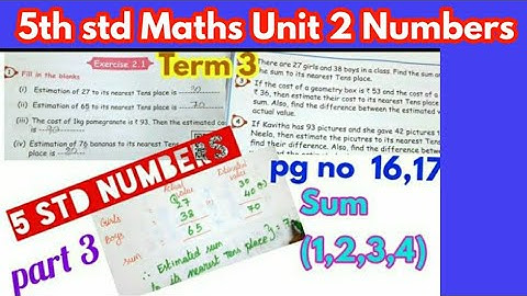 5 std Maths 