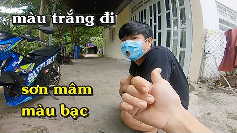 Xe Thiện Ý Tài Sơn Mâm Màu Trắng Quá Nổi Bật | Thiện Red Motovlog