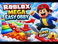 (FIRST TIME PLAYING ROBLOX) really easy obby (GAMEPLAY)
