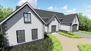 Countryhouse timelapse // Sketchup // Renders // Exterior