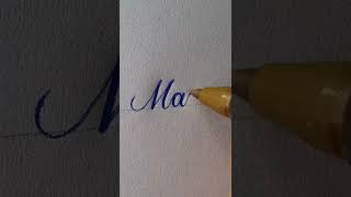 Maria...#shorts #jutaicôrte #caligrafia #calligraphy #lettering screenshot 4