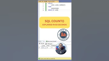 🧮 COUNT(*) vs COUNT(1) vs COUNT(col) in SQL | Real Difference Explained Like a Pro #shorts