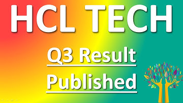 HCL Q3 Results FY21|HCL Tech Results | #HCL Technologies, Analysis, latest news |#HCLQ3