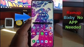 Переназначение кнопки Bixby Galaxy S10 (дополнительное приложение не требуется)