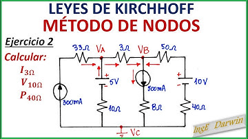 LEY DE KIRCHHOFF (NODOS) / EJERCICIO 2