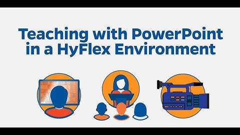Teaching with PowerPoint in a UF HyFlex Classroom