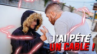 JE M'EMBROUILLE AVEC UN SDF QUI CHERCHE LA MERDE ! ( CAM OFF )