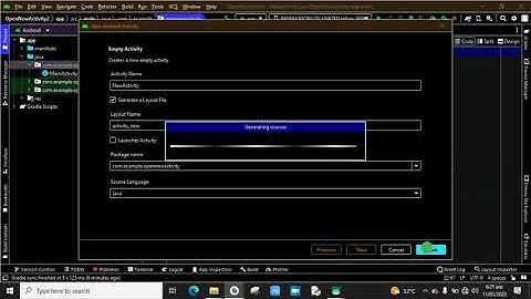 How to use Button click to open new activity using an intent in Android studio