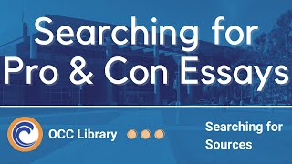 Full Searching for Pro & Con Essays Guide