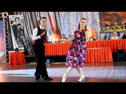 02 Ilya Golovanov & Anastasia Kovalenko Quickstep Show Dance at 2022 FADS PA Summer Games