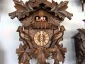 Traditional German Hand Carved Large 1 Day Musical Cuckoo Clock With Dancers by Anton Schneider