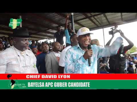 Bayelsa APC Governorship Candidate Chief David Lyon Visits Hometown amidst Fun Fares [VIDEO]