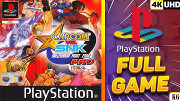 Capcom vs. SNK Pro: Millennium Fight 2000 [PS1] Gameplay Walkthrough FULL GAME [4K60ᶠᵖˢ UHD🔴]