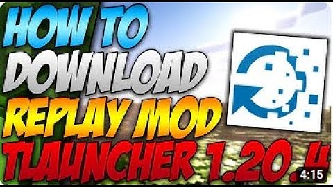 HOW TO DOWNLOAD REPLAY MOD TLAUNCHER 1.20.4 | Minecraft Replay Mod | PC Tech and Unboxing