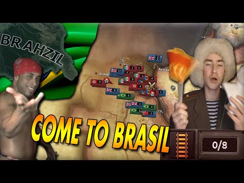 BRAZIL COMES TO YOU IN HOI4 MP! CAN BRAZIL SAVE THE AFRICAN DISASTER!? - HOI4 Multiplayer