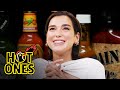 Dua Lipa Sweats From Her Eyes While Eating Spicy Wings