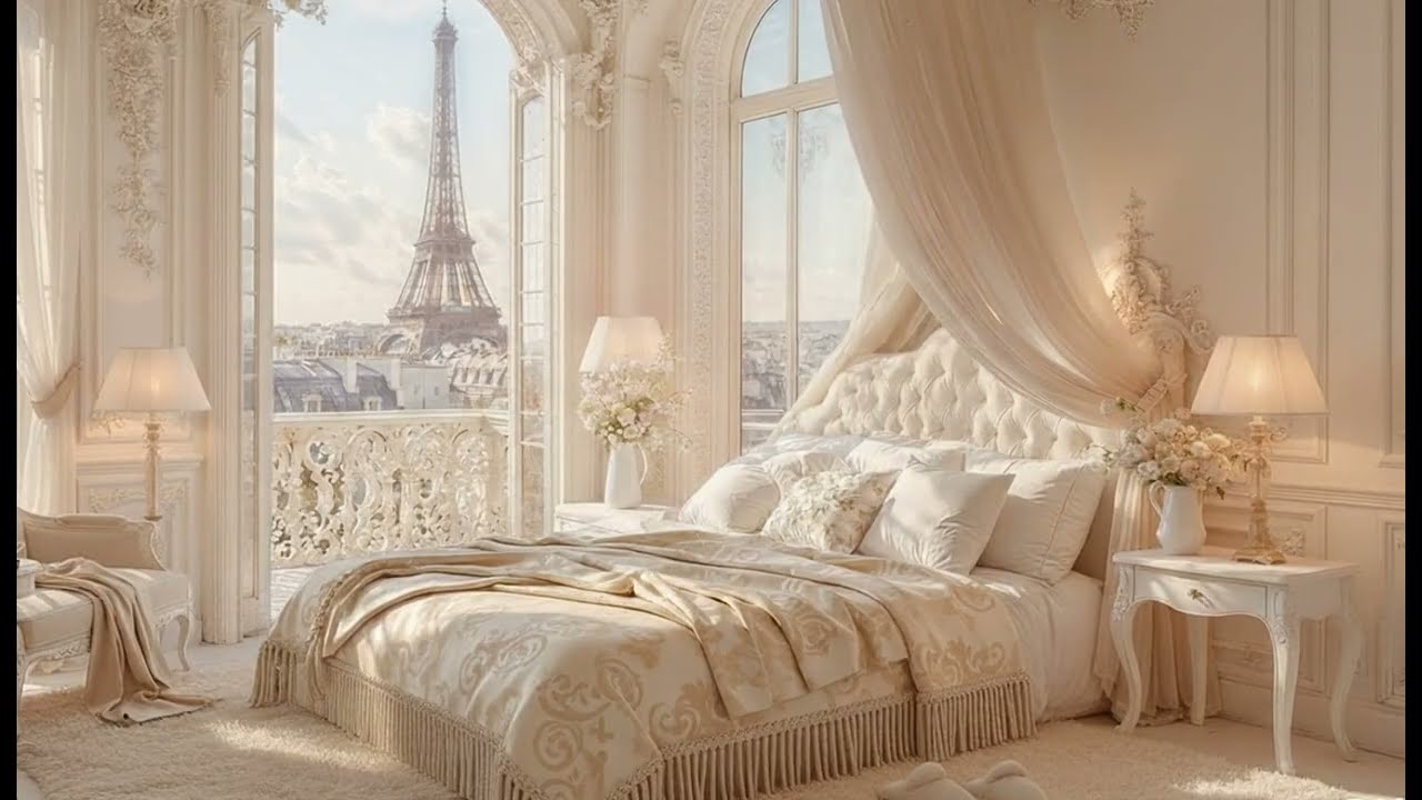 🌸Spring Morning in Paris🕊️ Calm Morning Jazz & Soft Sunlight in the City