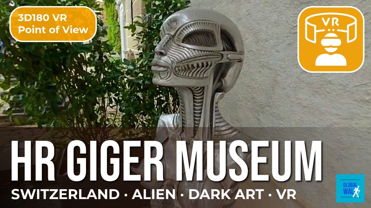 HR Giger Museum 3D180 VR — Alien Artist's Castle Museum, Gruyères