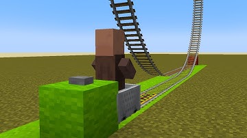 Looped Rails in Minecraft
