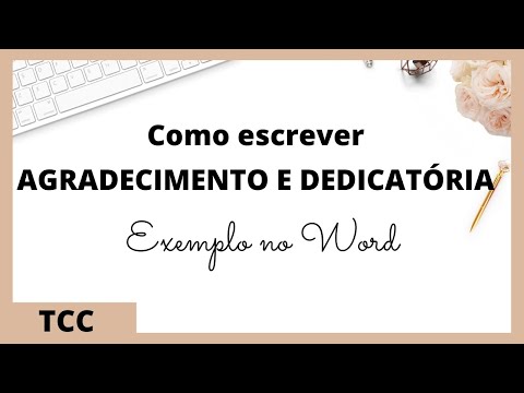 Vídeo: Os agradecimentos devem estar no índice?