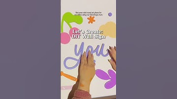 Let’s Create: DIY Wall Sign | Glowforge #glowforge #lasercutting #laserengraving #wallart #diy