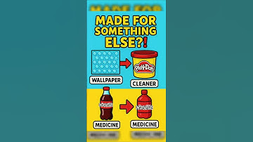 Things That Were Originally MadeforSomething Else🤯 #ai #facts #inventions #science #shorts #chatgpt