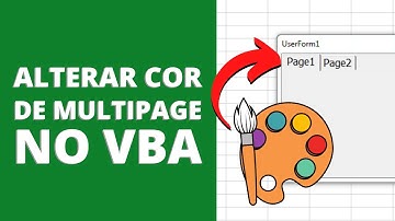 Como Alterar Cor de Multipage no VBA
