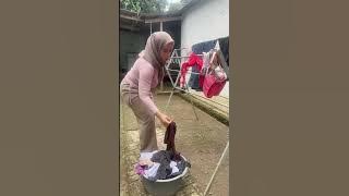 Udah lama gak ngonten jemur pakaian 🤭😁