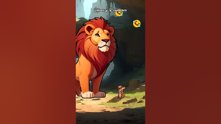 EL LEÓN Y EL RATÓN | RESUMEN EN 1 MINUTO