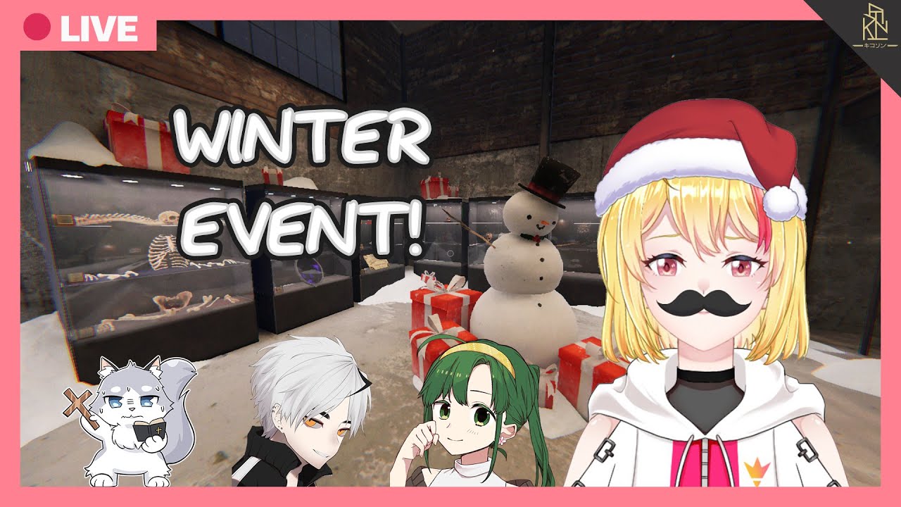 👻Phasmophobia Winter Event】ปาหิมะในบ้านผี ft.Makeiro, KitsunaSama