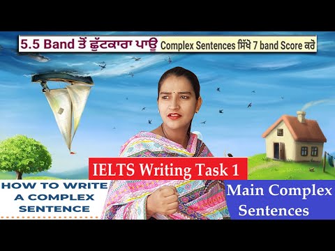 IELTS Writing Complex Sentences | Writing Task 1 Complex sentences