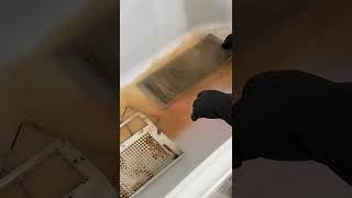 Greasy Range Hood Filter Clean