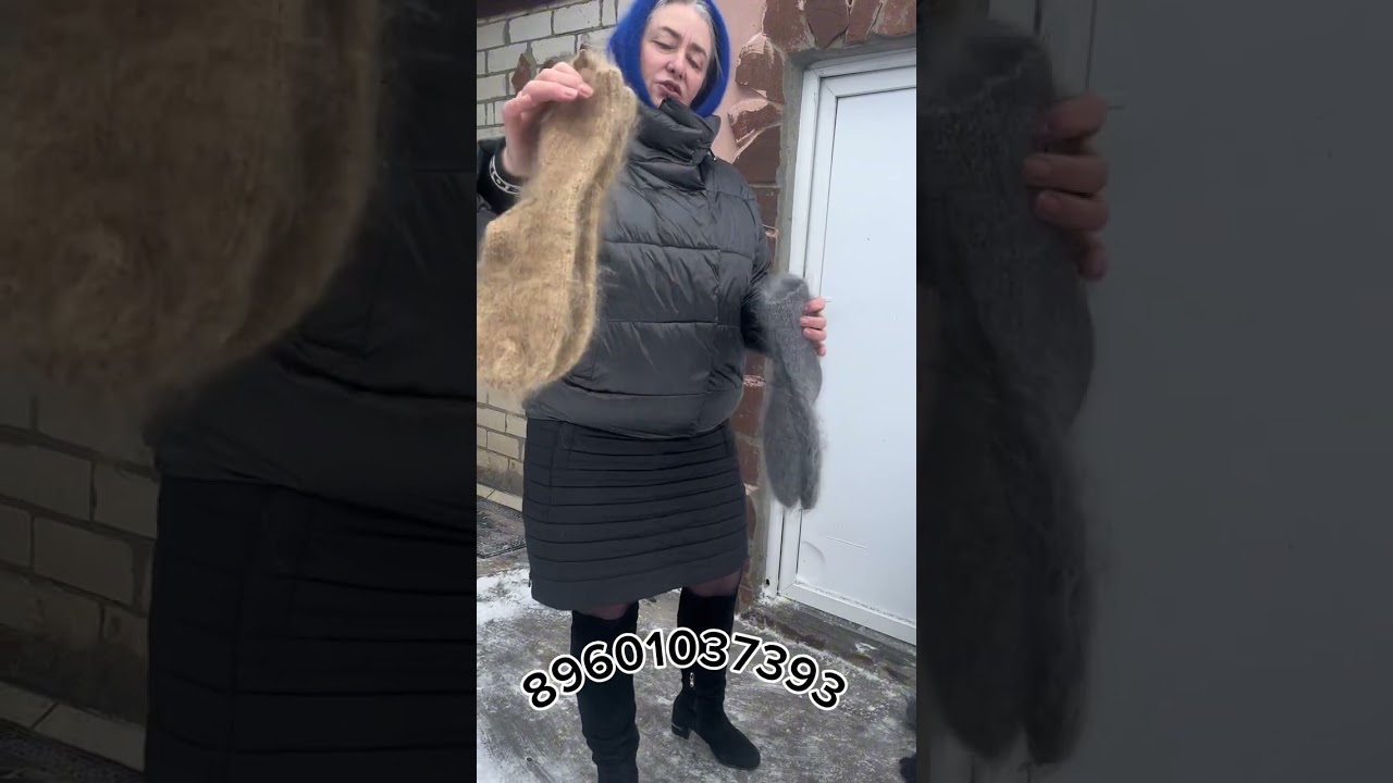 Ажурный шарфик ручной работы , связанный с мягкого козьего пуха придонских коз