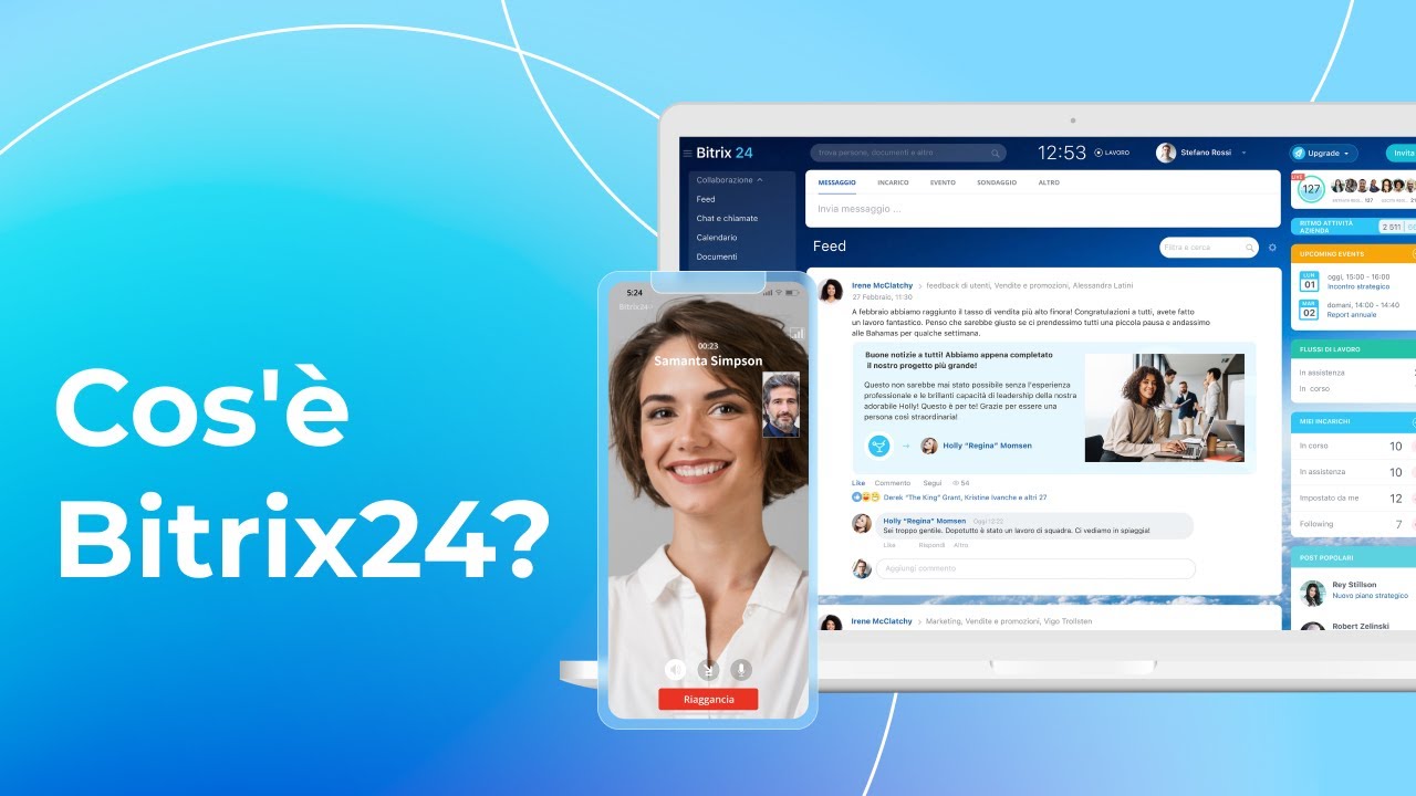 Cos'è Bitrix24? Bitrix24 è più di... - YouTube