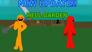 New update in HELL GARDEN showcase all the new changes in HELL GARDEN on Roblox
