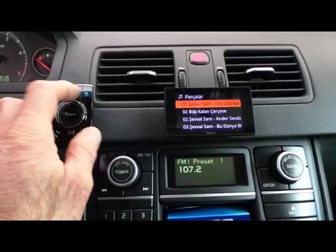 Volvo XC90 Parrot Asteroid Mini bluetooth araç kiti uygulaması
