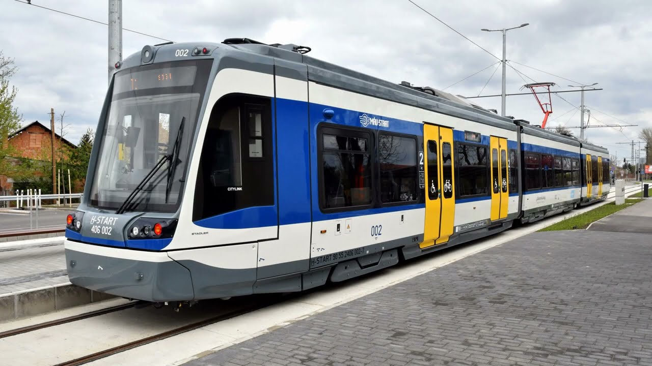 Tramtrain Hódmezővásárhely: Népkert - Nagyállomás