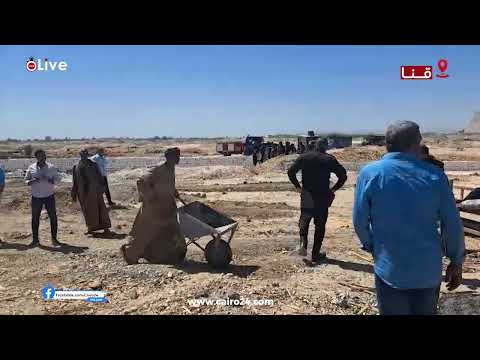 حفرة بعمق 15 متر ا كشف محاولة للتنقيب عن الآثار خلال حملة إزالات بقنا