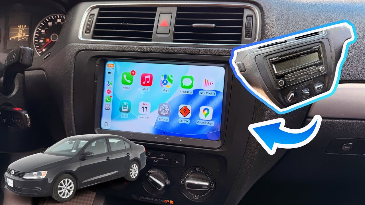 Volkswagen Jetta 2.5 LE (10-18) Xtrons Radio W/CarPlay & Android Auto!