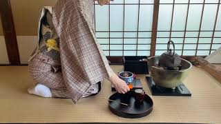 《茶道点前集》茶箱点前・卯の花点前(拝見なし） Sadou [Japanese Tea Ceremony]（裏千家）