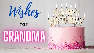 Happy Birthday Wishes for Grandma HD Video | Bday Message Status Video to Grandmother | BirthdayWrap