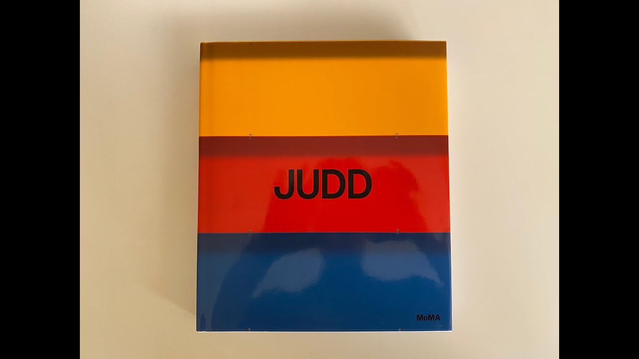 donald judd - judd - ann temkin - 2020 - book flip through - YouTube