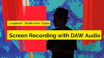 How to Screen Record on Mac with Audio from your DAW using Loopback, Capto & Studio One in 2020.