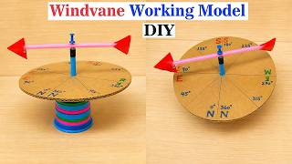 windvane working model science exhibition project - diy | DIY pandit