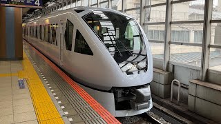 東武N100系回送列車が北千住駅を発車