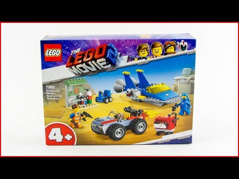 LEGO MOVIE 2 70821 and Benny's 'Build and Fix' Construction Toy - UNBOXING - YouTube