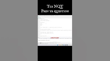 Can You Solve ?? Tcs NQT coding Questions | Answer in description | Tekno UF #shorts