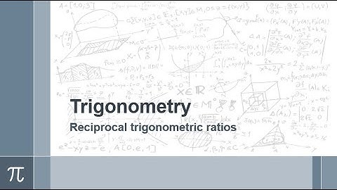 Reciprocal trig functions and their graphs*